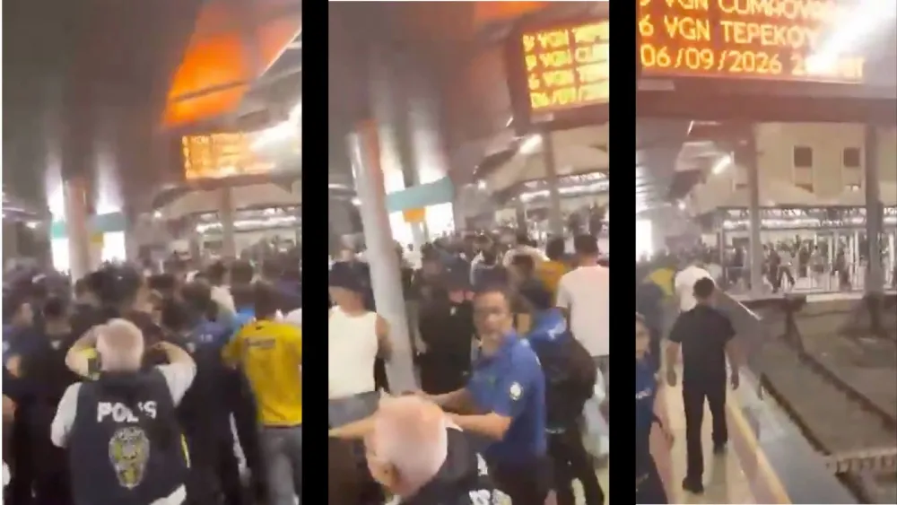 İzmir'de futbol akşamı kabusa döndü: Stat çıkışında başlayan gerginlik İZBAN'a sıçradı