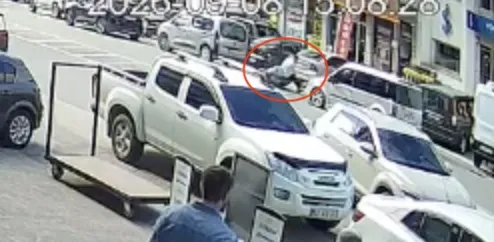 Ardeşen'deki dehşet anları saniye saniye kaydedildi: Motosiklet üzerindeyken hedef alındı