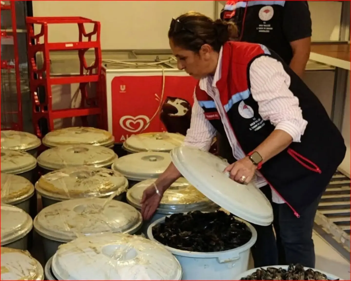 Bolu'da şüpheli araçtan çıkanlar şoke etti: 650 kilo bozuk midye ele geçirildi