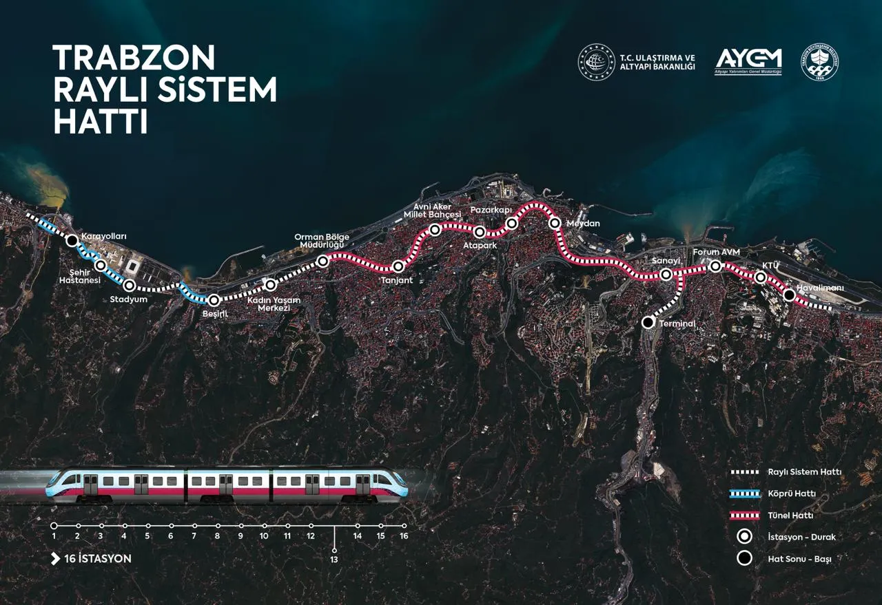 Trabzon’un ulaşım geleceğinde tarihi gün: Raylı sistem için ilk kazma vuruluyor