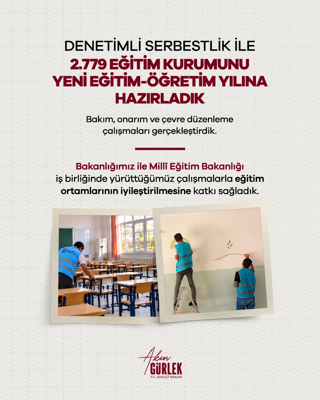 Okullarda yeni dönem öncesi hummalı çalışma: Binlerce yükümlü kolları sıvadı