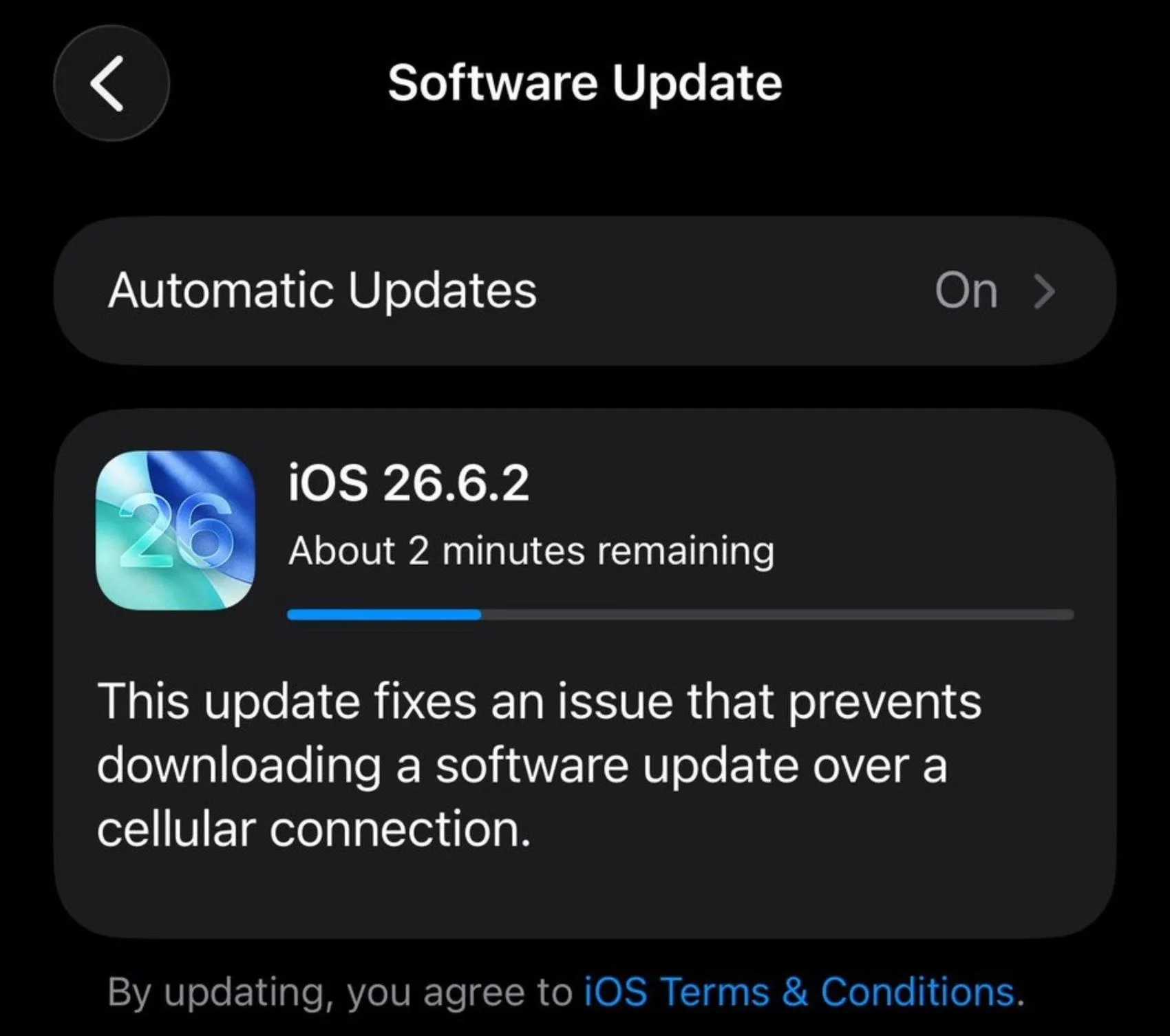 iOS 26.6.2 yenilikleri