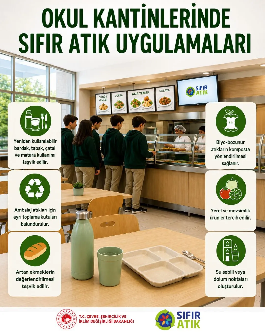 Okullarda yeni dönem başlıyor: Sıfır Atık kahramanları sınıflarda görev başında