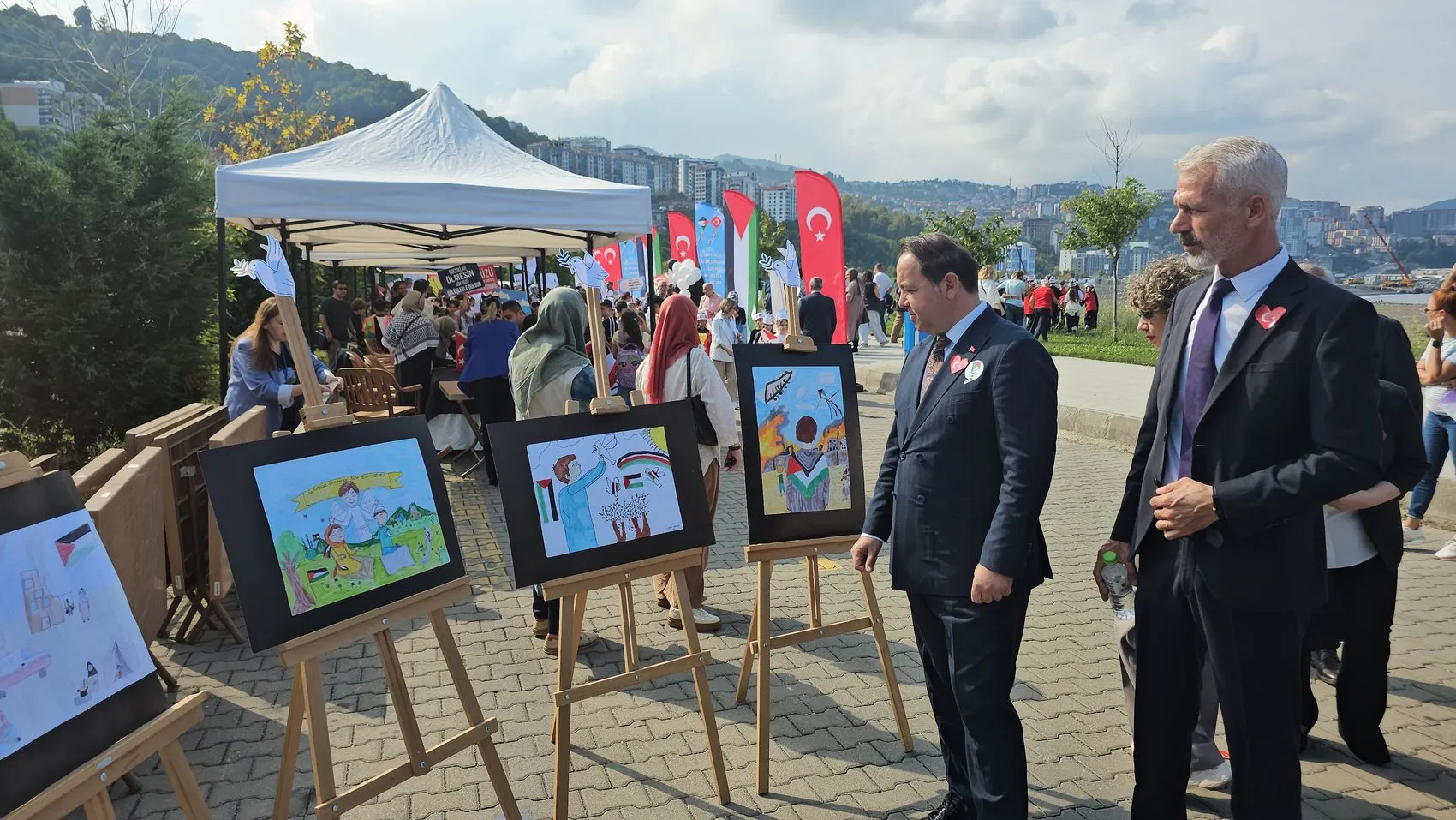 Zonguldak semalarında barış çağrısı: Uçurtmalar Filistinli çocuklar için havalandı