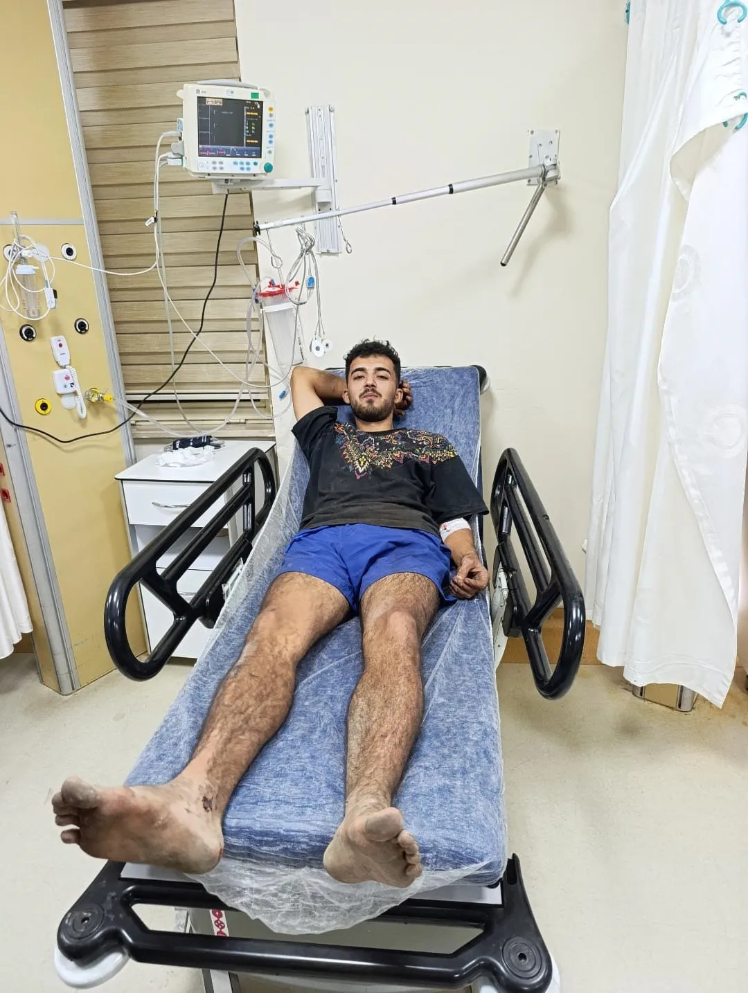 Kozan'daki alevlerle mücadelede yürekleri ağza getiren kaza