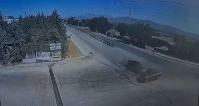 Elazığ'daki feci kazanın güvenlik kamerası görüntüleri dehşeti gözler önüne serdi