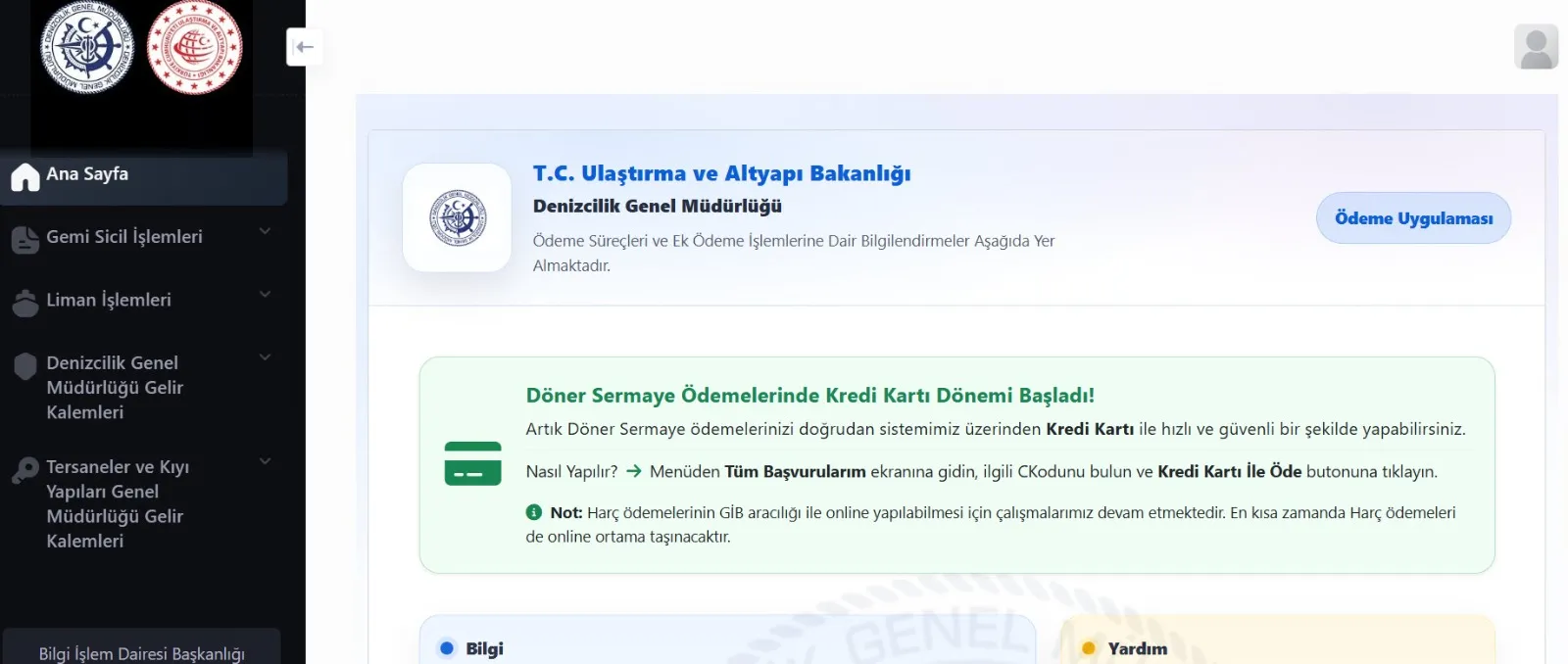 Denizcilikte sıra bekleme çilesi sona eriyor: Ödemeler artık tek tıkla tamamlanıyor