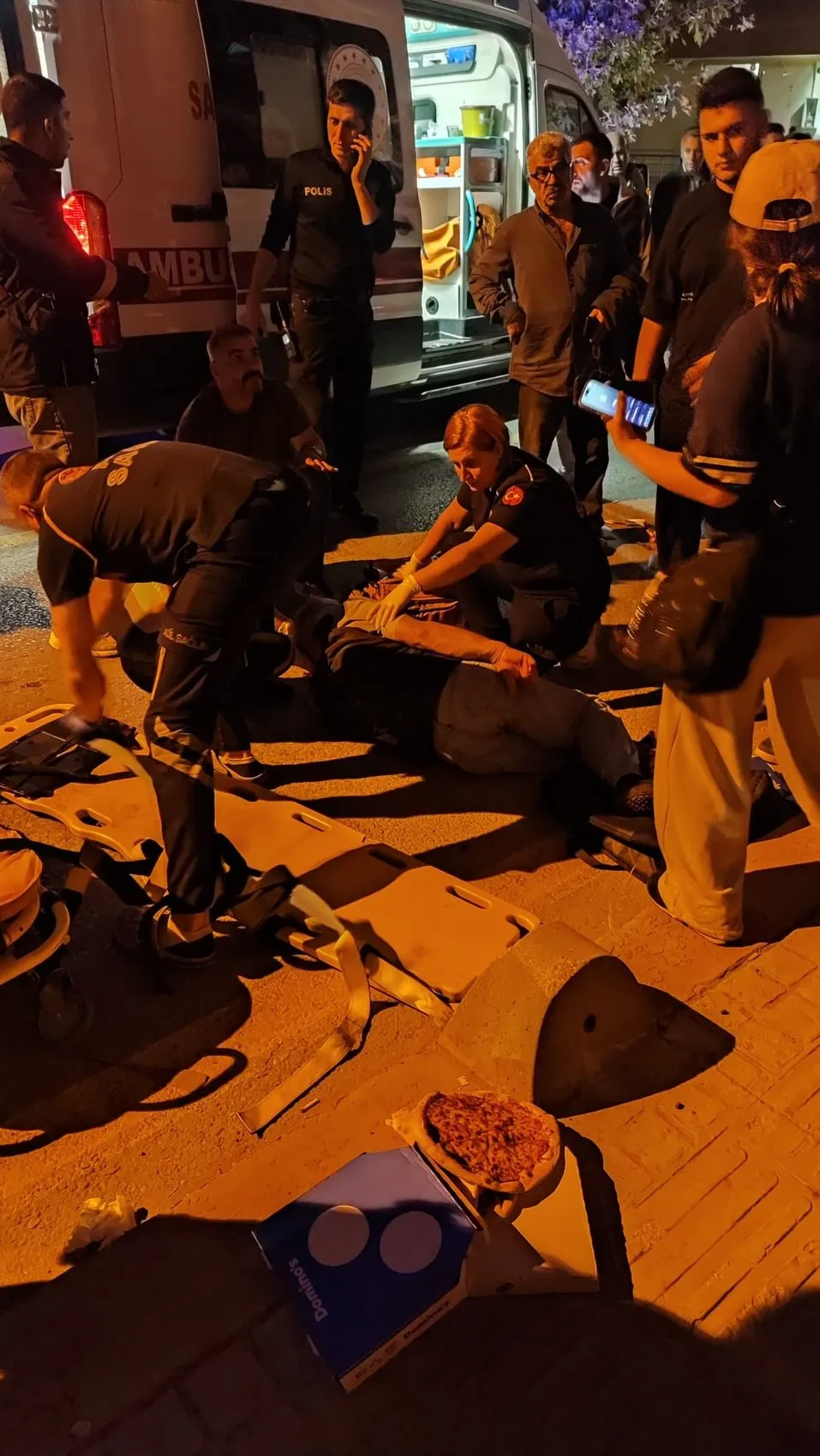 Keşan'da akşam saatlerinde dehşet anları: Motosiklet kazasında iki kişi hastanelik oldu