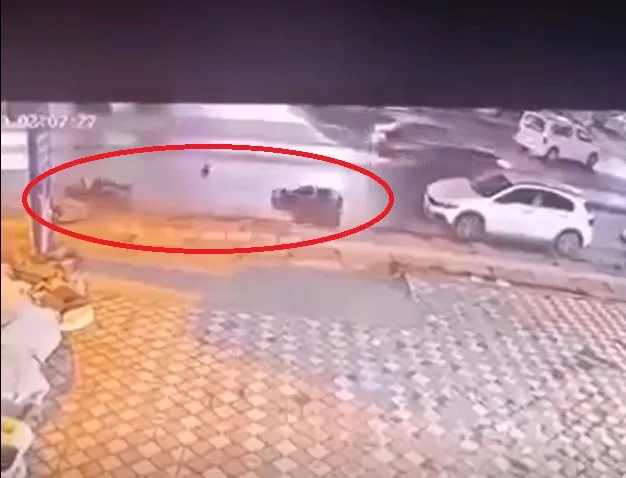Ankara'da dehşet anları: Çalıntı motosikletle yapılan kaza kamerada