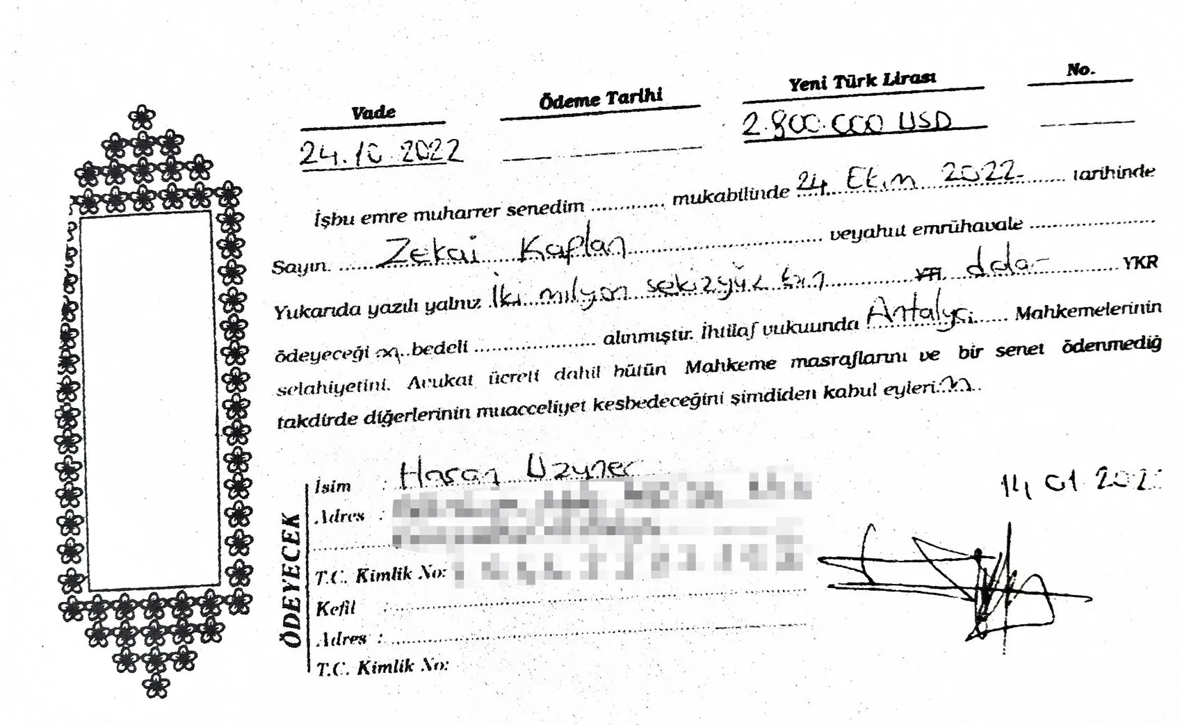 Adli emanetteki senedin fotokopisiyle milyon dolarlık vurgun girişimi: Hukuk sistemini böyle istismar ettiler