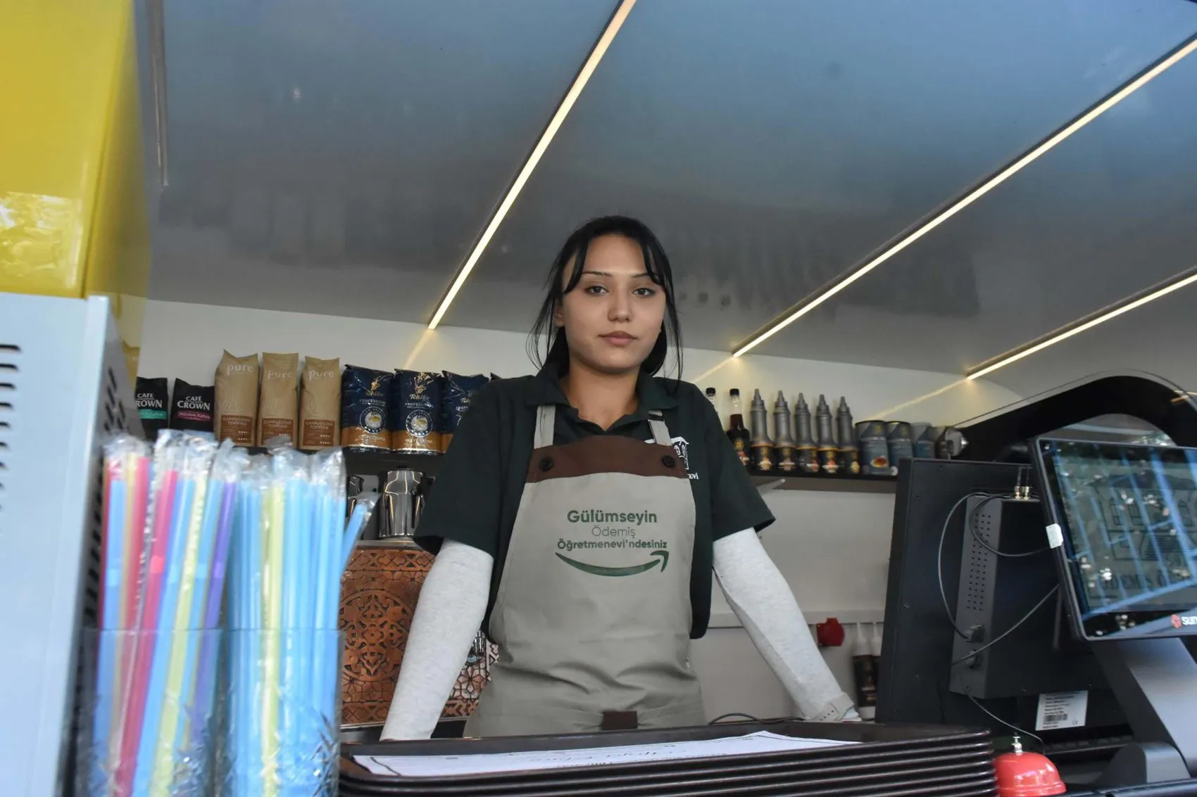 Ödemiş'te yangın acısından doğan proje: Hem kafe hem afet mutfağı