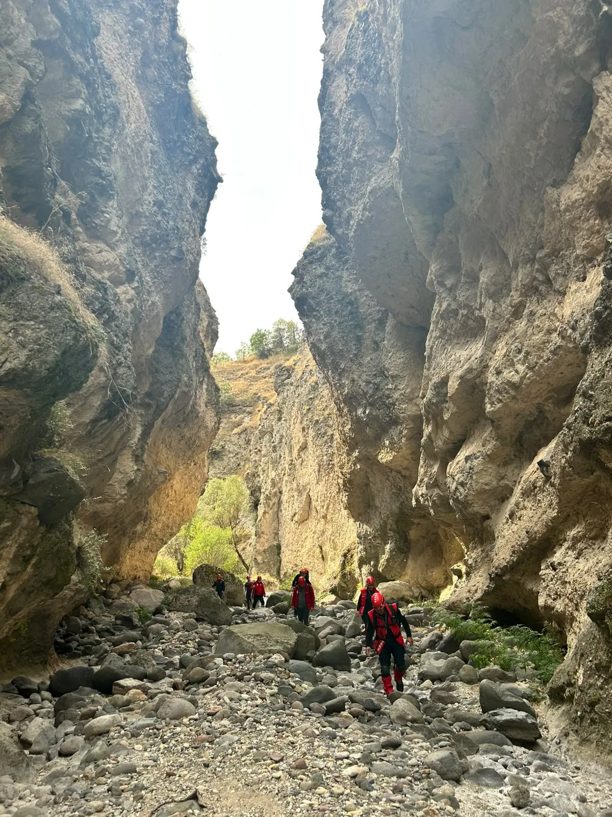 Bolu'nun sarp kanyonlarında nefes kesen kurtarma operasyonu