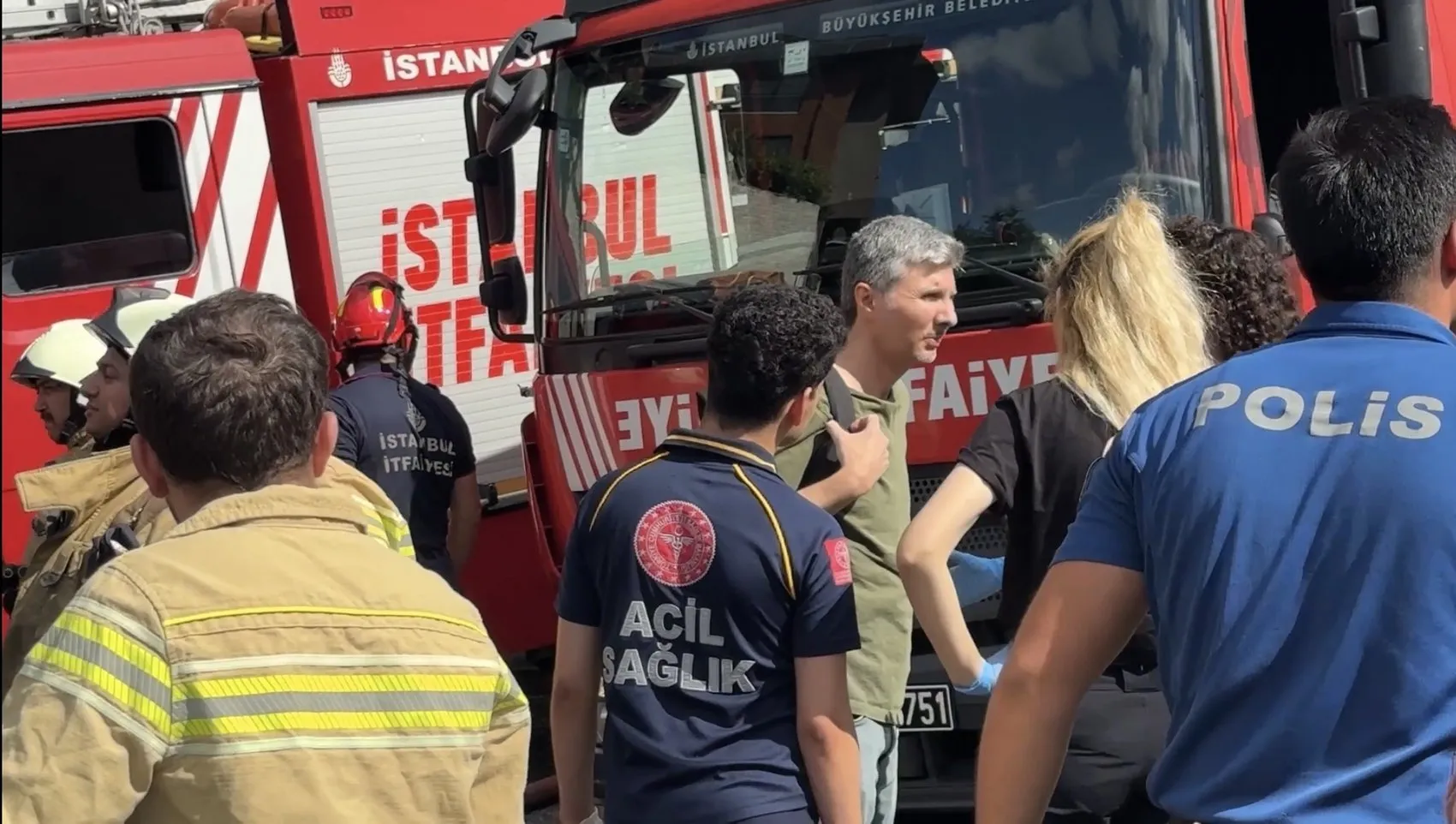 Sarıyer'de kurutma makinesi dehşeti: 8 kişi alevlerin arasından son anda kurtarıldı