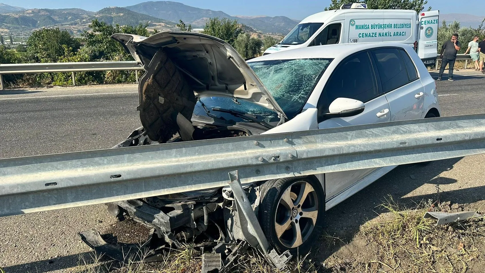 Alaşehir yolunda acı bilanço: Motosikletli sürücü hayatını kaybetti