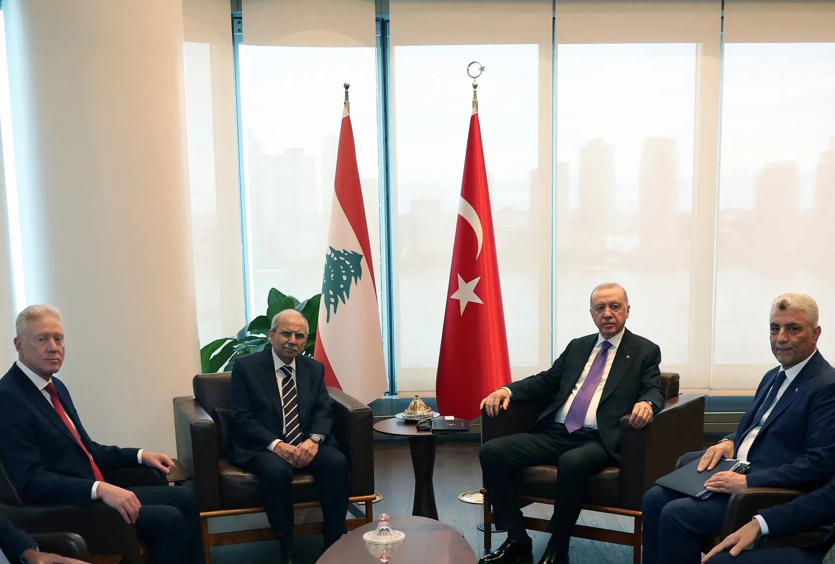 New York'ta kritik diplomasi: Erdoğan ve Selam Türkevi'nde buluştu