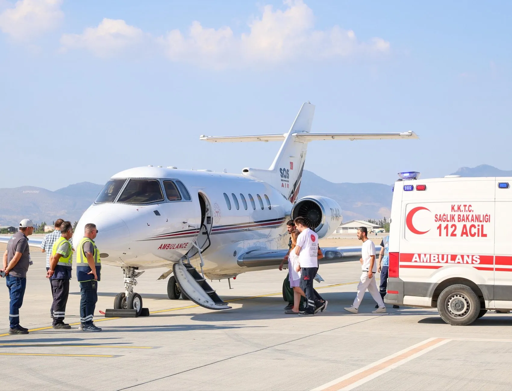 Girne açıklarındaki faciada zamana karşı yarış: 35 haftalık gebe vatandaş Türkiye'ye getirildi