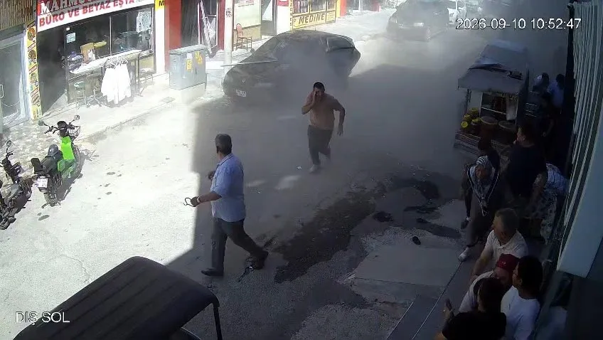 Ereğli'de korku dolu anlar: Buzdolabından yayılan alevler sokağı savaş alanına çevirdi