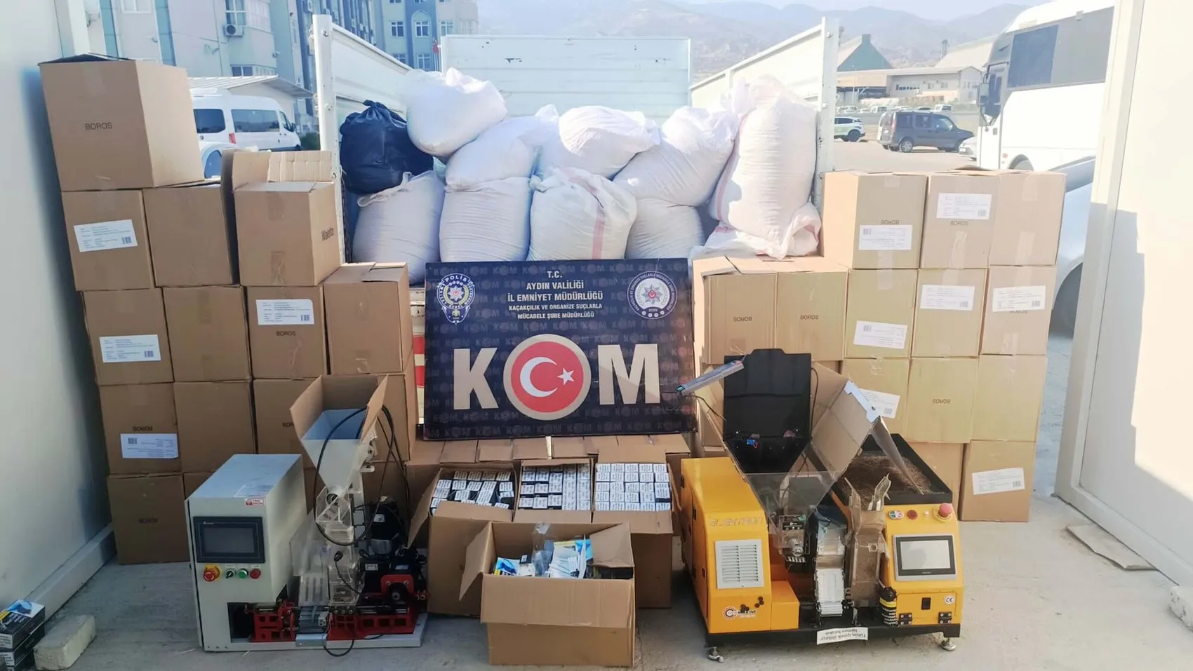 Aydın merkezli kaçakçılık operasyonunda büyük vurgun: 3 kişi cezaevine gönderildi