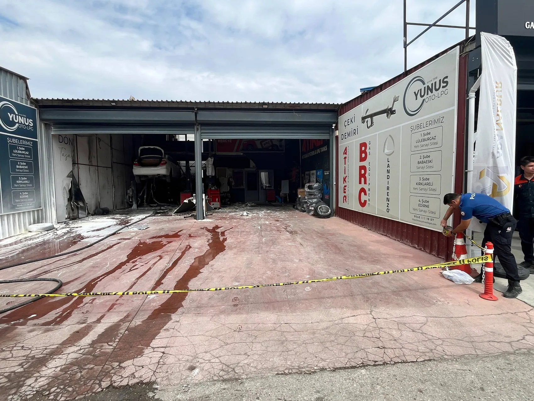 Edirne'deki sanayi sitesinde korkutan patlama: LPG tankı bakımı faciayla bitti