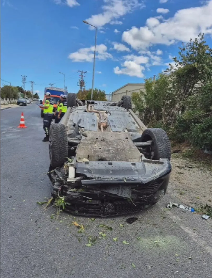 Silivri trafiğinde korku dolu anlar: Bir kaza, bir ani rahatsızlık
