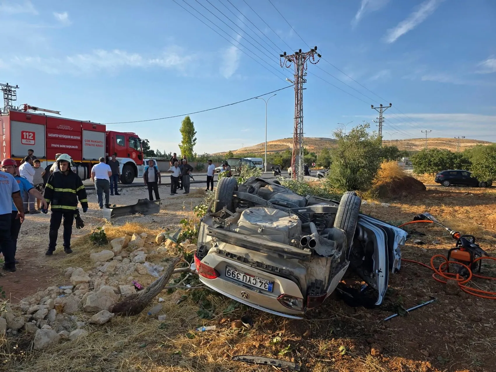Nizip'te fıstık bahçesinde acı son: Motosikletten kaçarken canından oldu