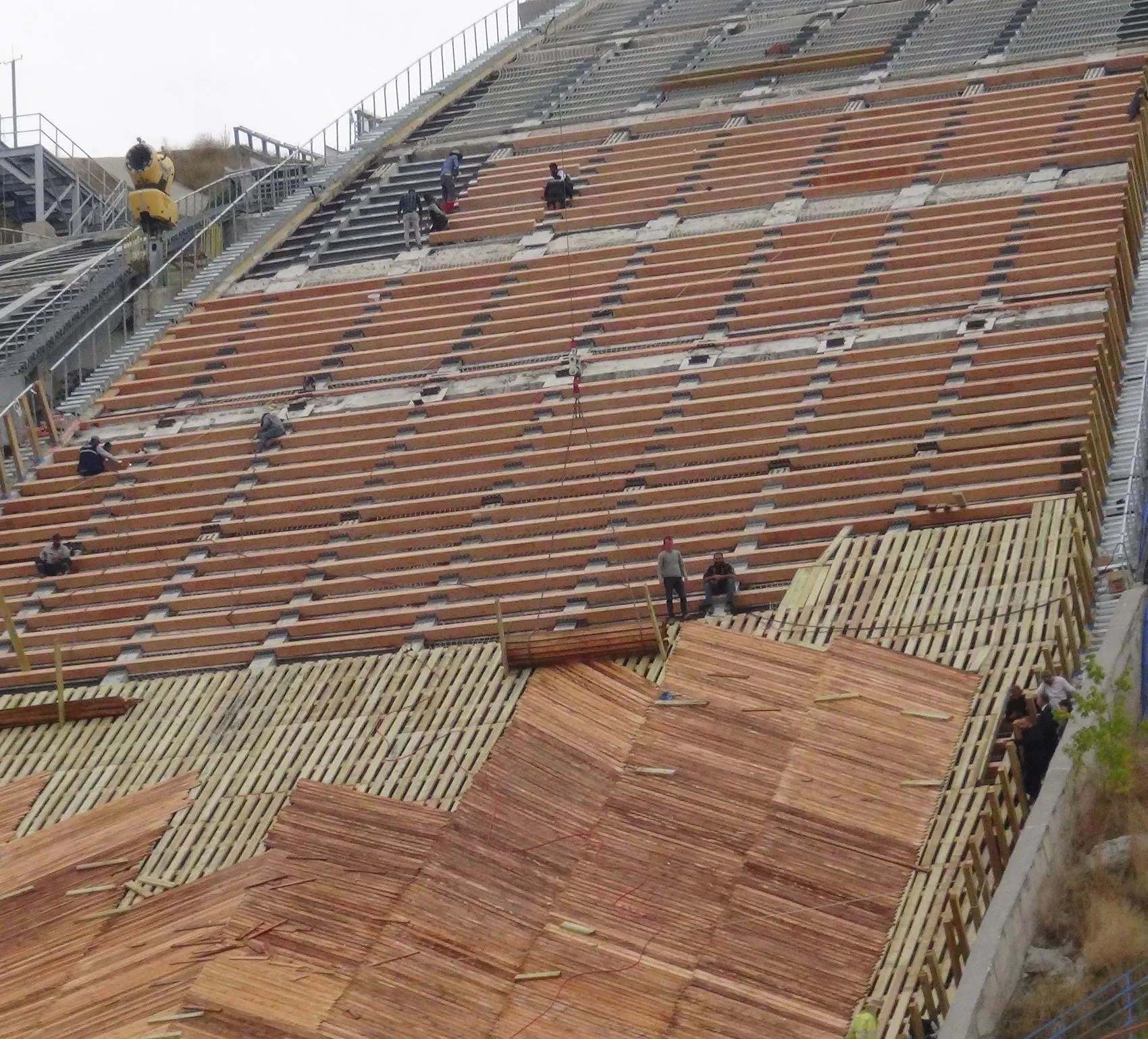 Erzurum'un simgesi atlama kulelerinde devrim: Beton pistler tarihe karışıyor