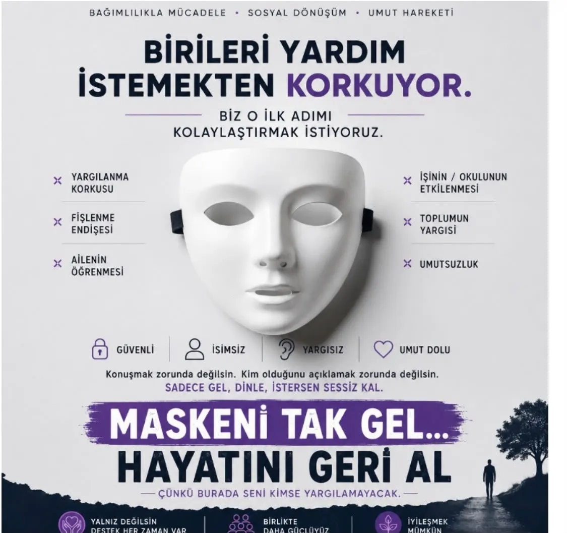 Adana'da Umut Veren Girişim: Maskenizi Takın, Kimliğinizi Gizleyin ve Hayatınızı Geri Kazanın