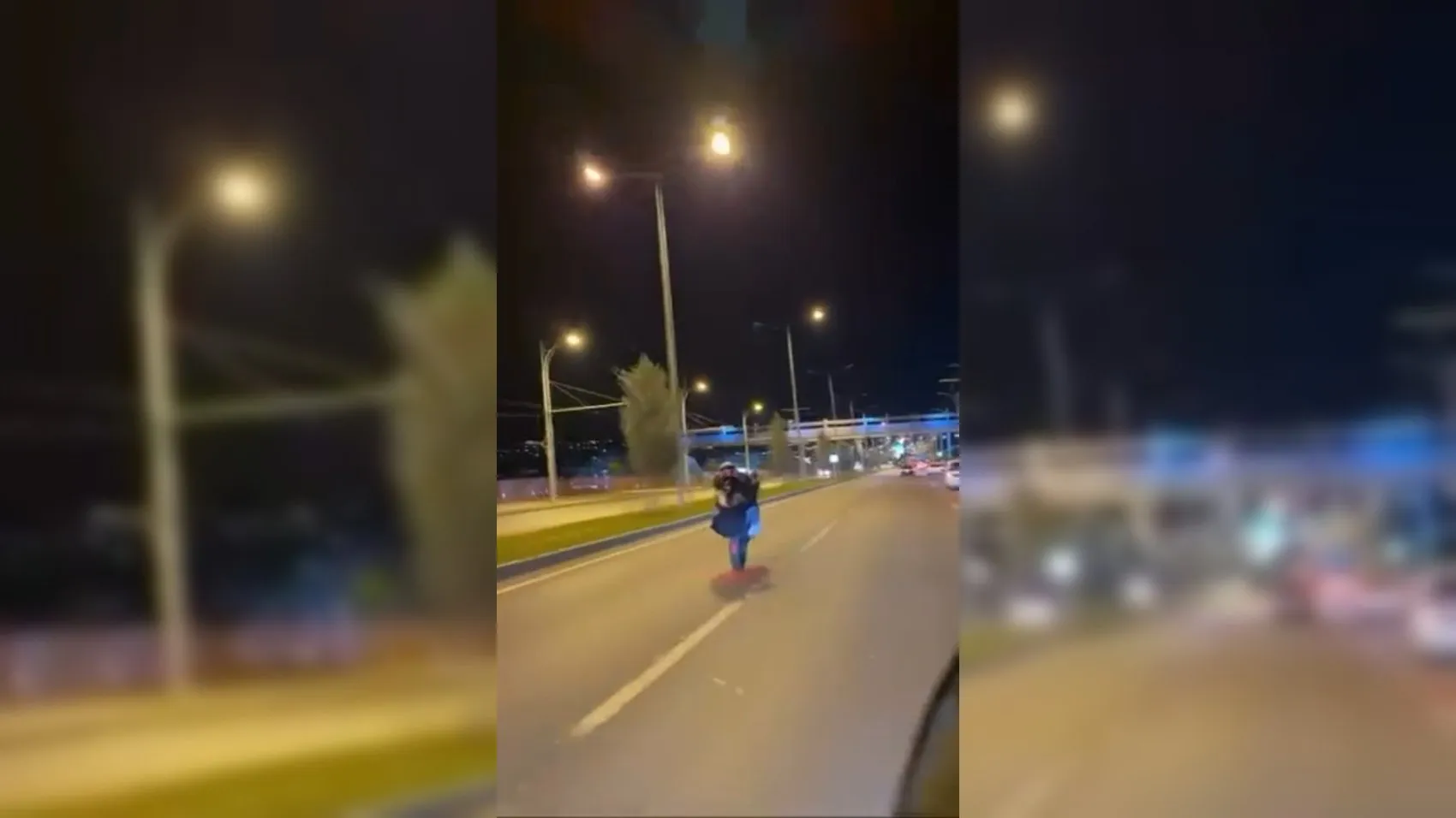 Malatya trafiğinde yürekleri ağza getiren şov: Arkasında yolcuyla tek teker gitti