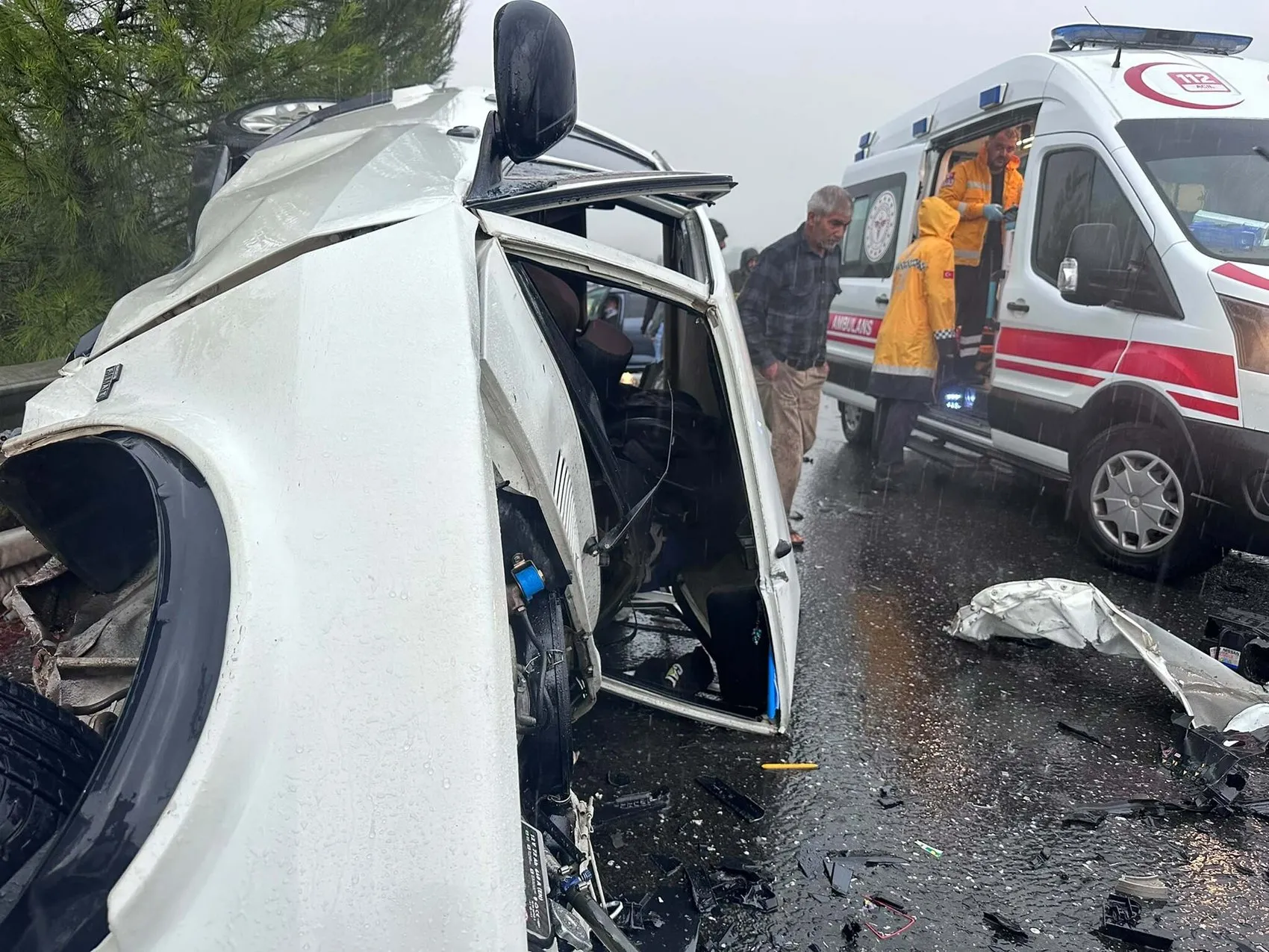 Ula'daki feci kazada acı bilanço: Bir kişi yaşamını yitirdi