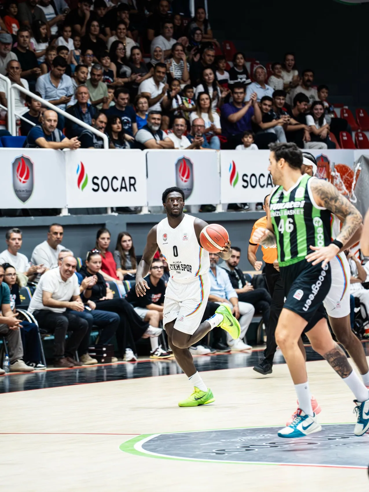 Ege derbisinde kazanan taraf Aliağa oldu: Denizli Basket sezona mağlubiyetle başladı