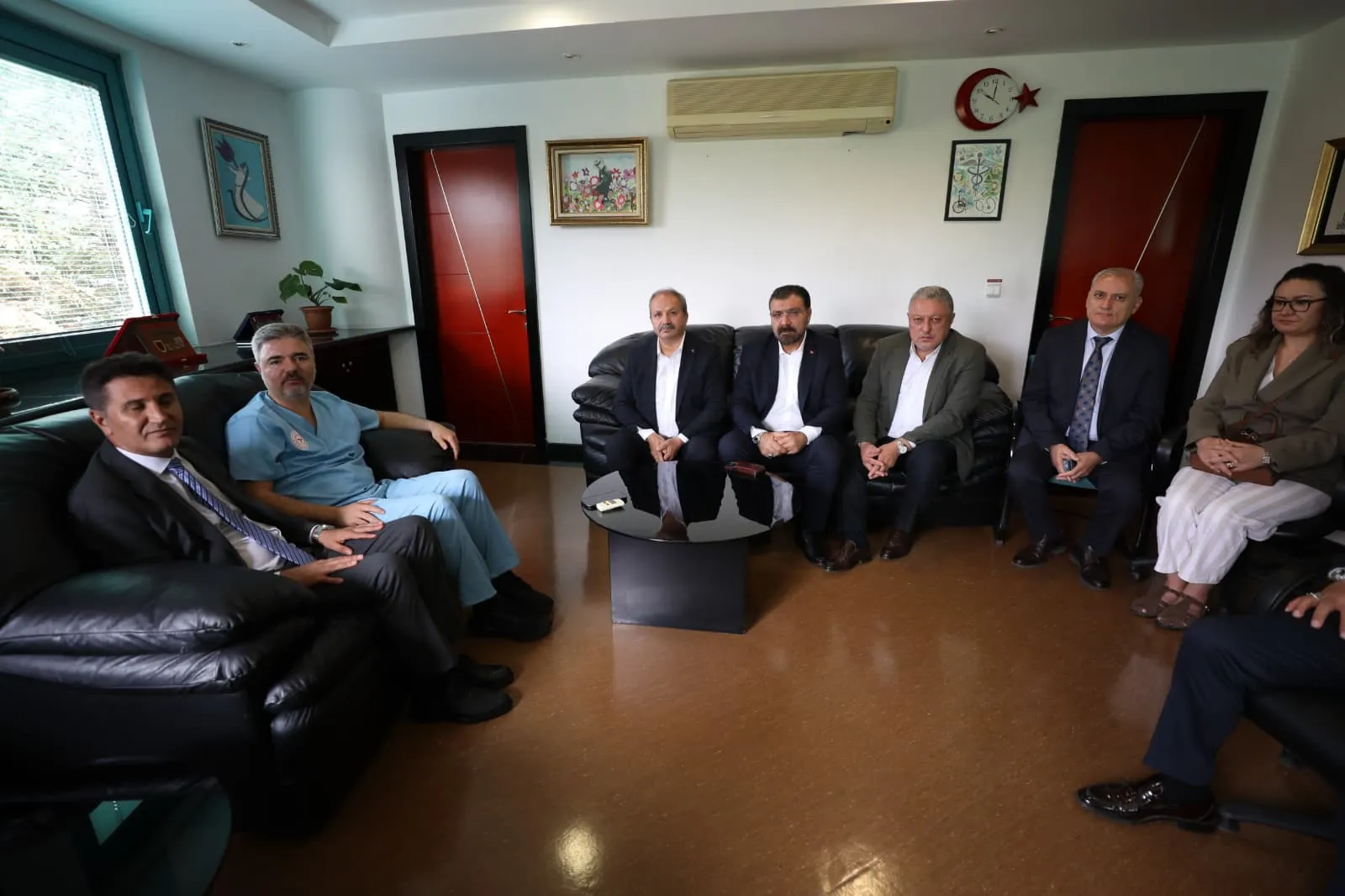 Vatanın kahramanlarına vefa ziyareti: Sağlık-Sen heyeti gazilerle bir araya geldi