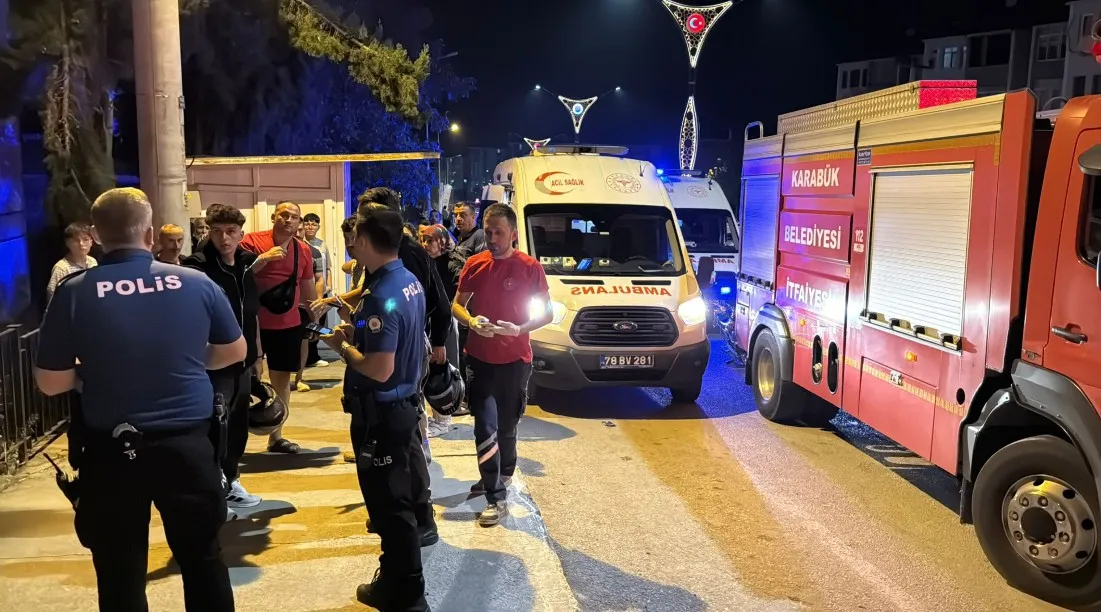 Karabük'te gece yarısı dehşeti: Huzur Apartmanı'nda alevler yükseldi