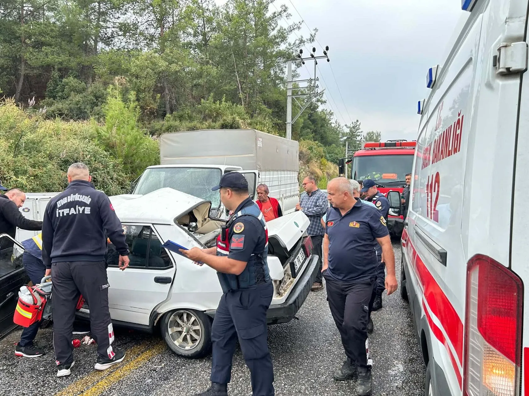 Bozdoğan'da acı bilanço: Baba oğulun yolculuğu trajediyle bitti