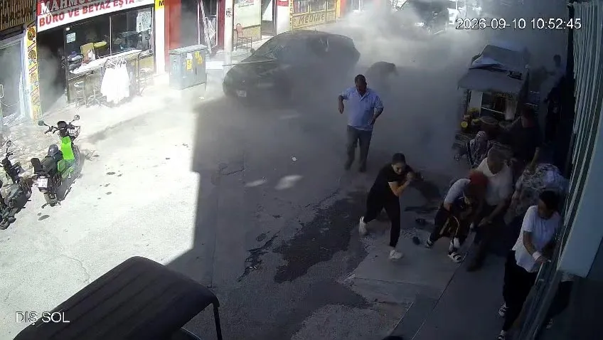 Ereğli'de korku dolu anlar: Buzdolabından yayılan alevler sokağı savaş alanına çevirdi