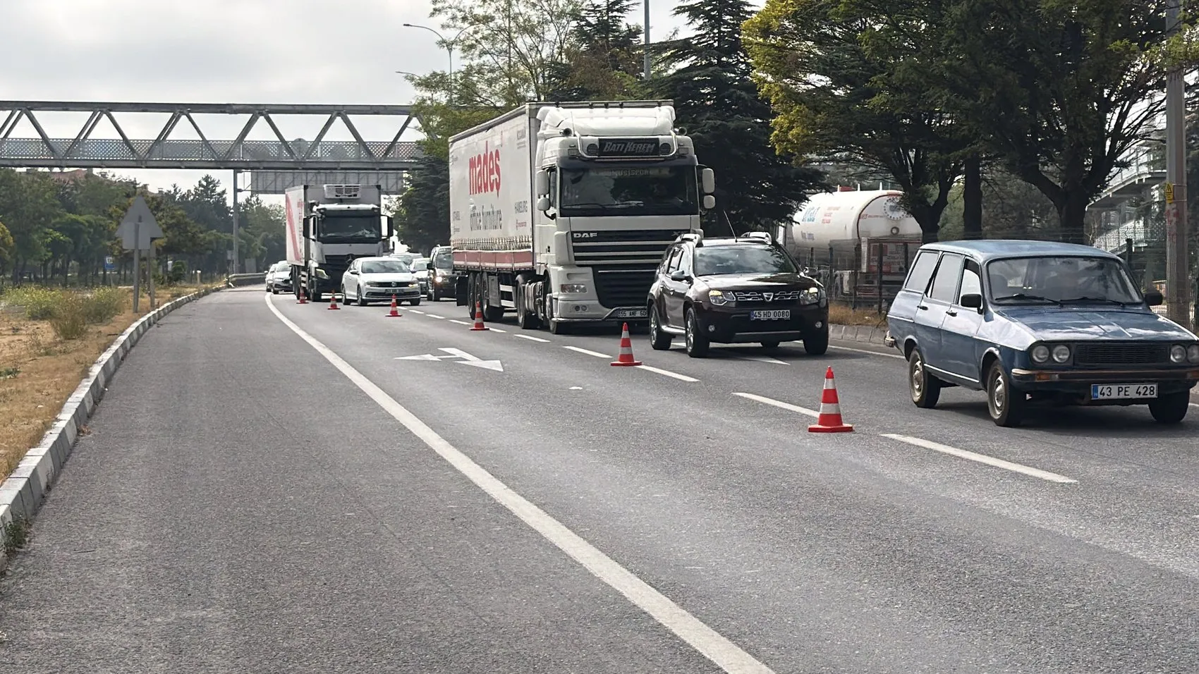 Kütahya'da çevre yolunda korku dolu anlar: İki yaya hastanelik oldu