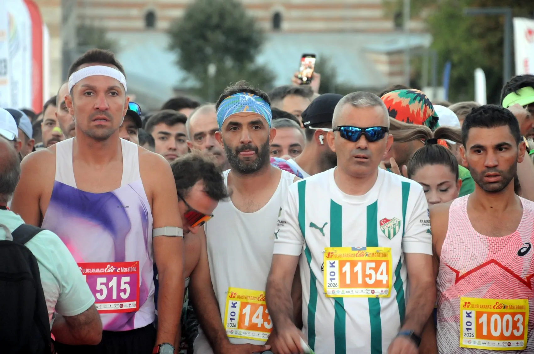 Sınırın sıfır noktasında nefes kesen yarış: 1071 atlet Edirne'de buluştu
