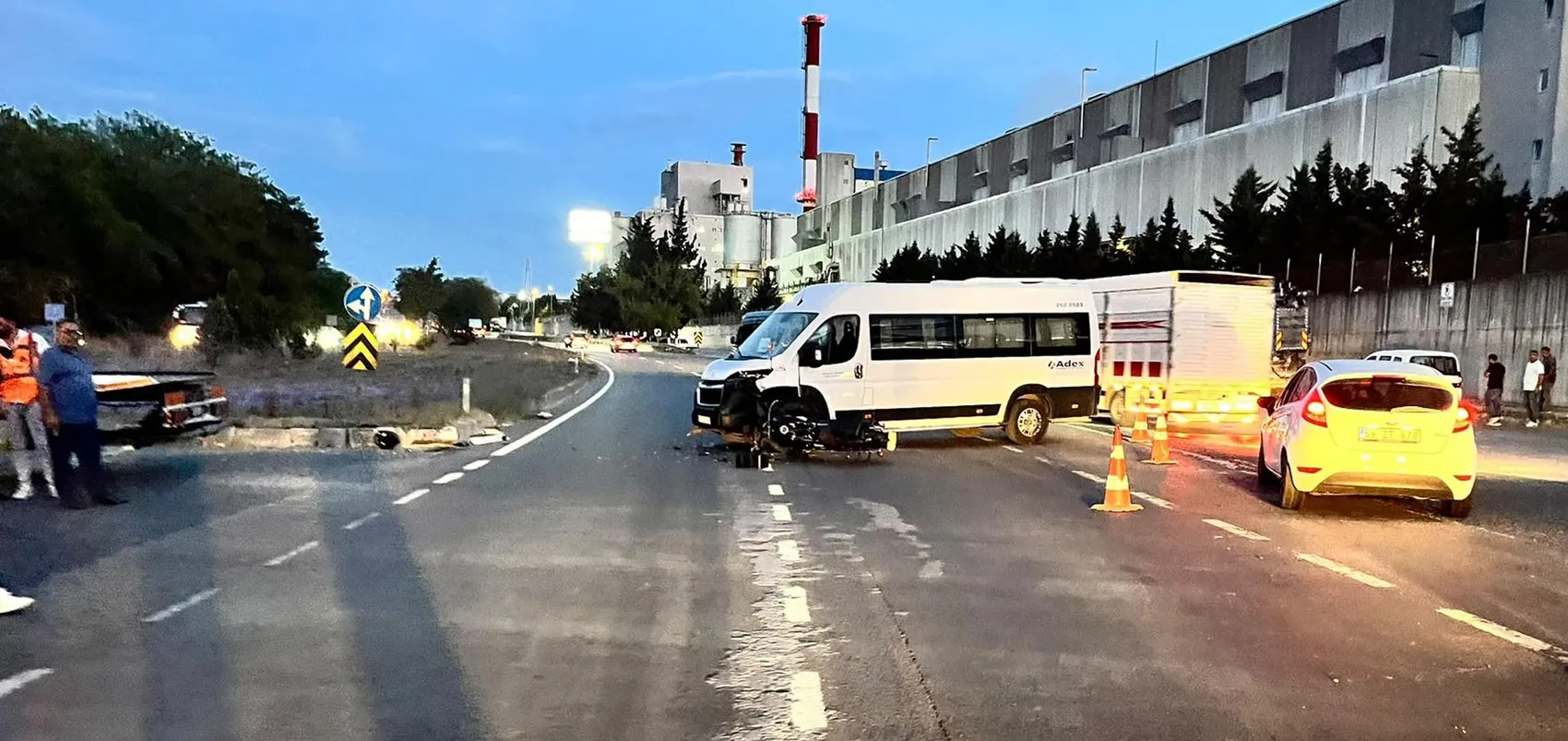Ergene'de acı veda: Genç motosiklet sürücüsü kazada yaşamını yitirdi