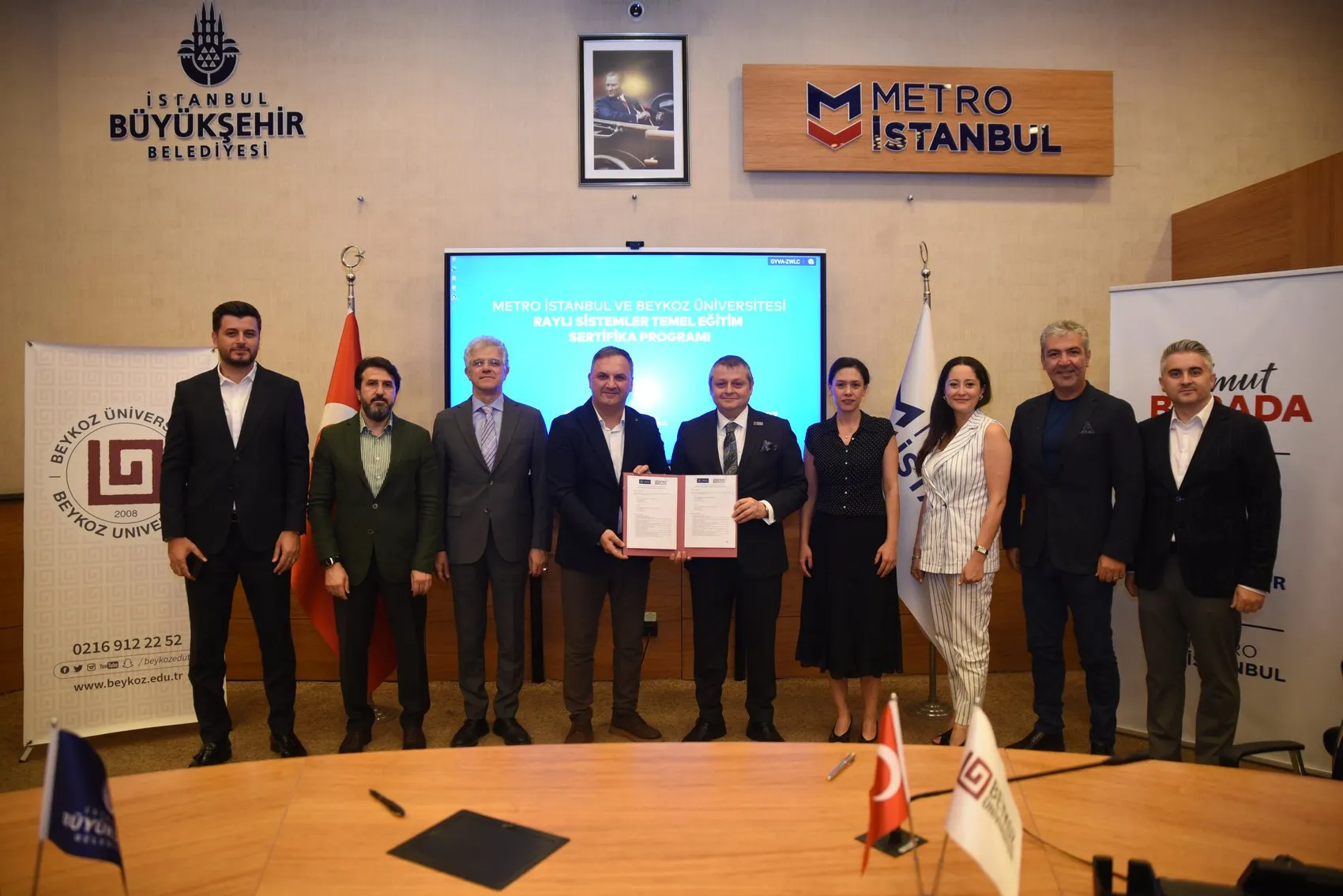 Raylı sistemlerde kariyer hedefleyenlere dev iş birliği: Metro İstanbul ve Beykoz Üniversitesi dördüncü dönemi başlattı
