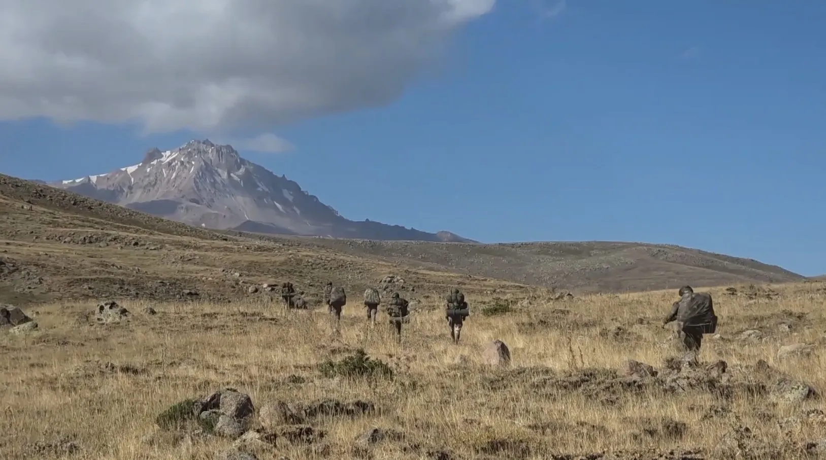 Erciyes'in zirvesinde omuz omuza: Türk komandoları ve Somalili askerlerden ortak eğitim