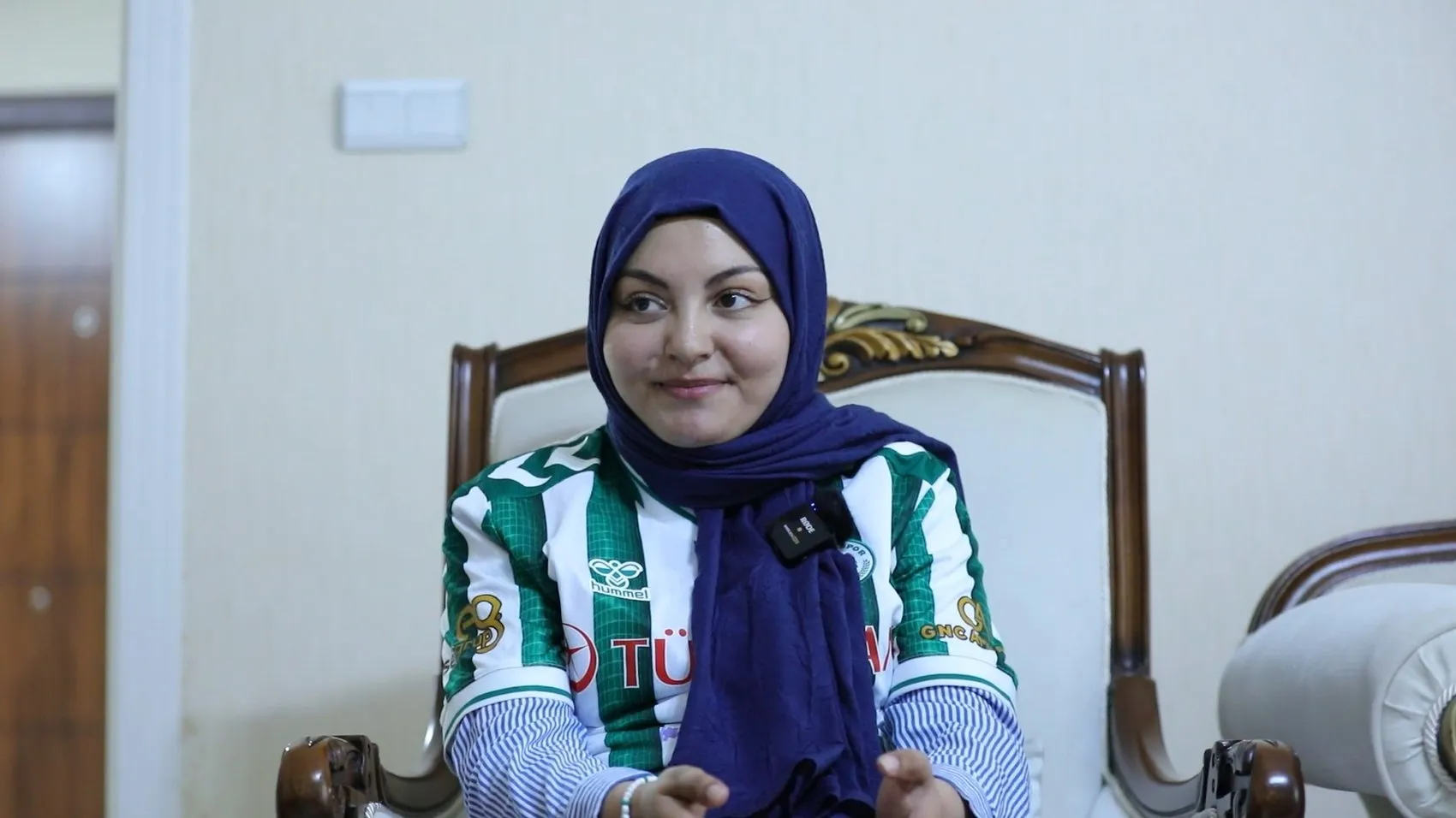 Yeşil-beyazlı formanın tutkusu: Konyasporlu yıldızlar Sude'nin evine konuk oldu