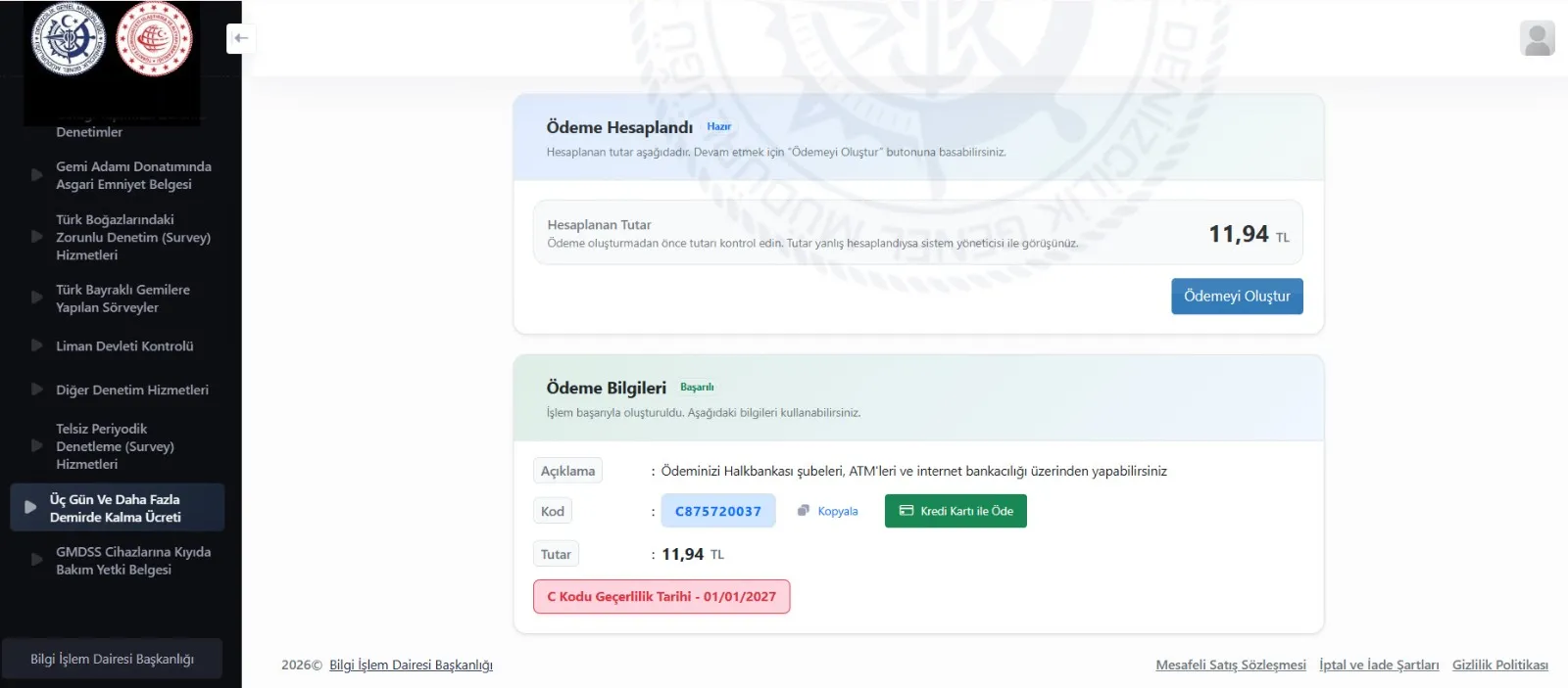 Denizcilikte sıra bekleme çilesi sona eriyor: Ödemeler artık tek tıkla tamamlanıyor