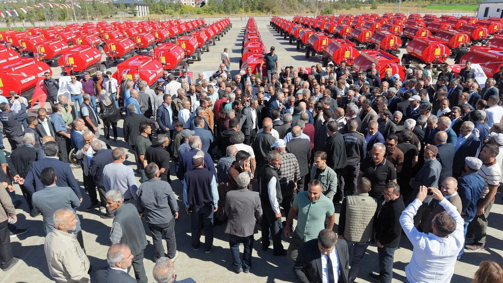 Erzurum'un kırsalında yangın korkusuna karşı 60 milyon liralık dev önlem