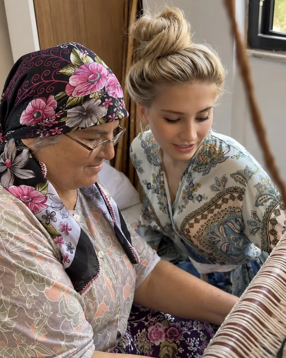 Antalya'nın renkli halı tarlalarında bir kraliçe: Isabella Rossini geleneksel dokumalarla büyüledi