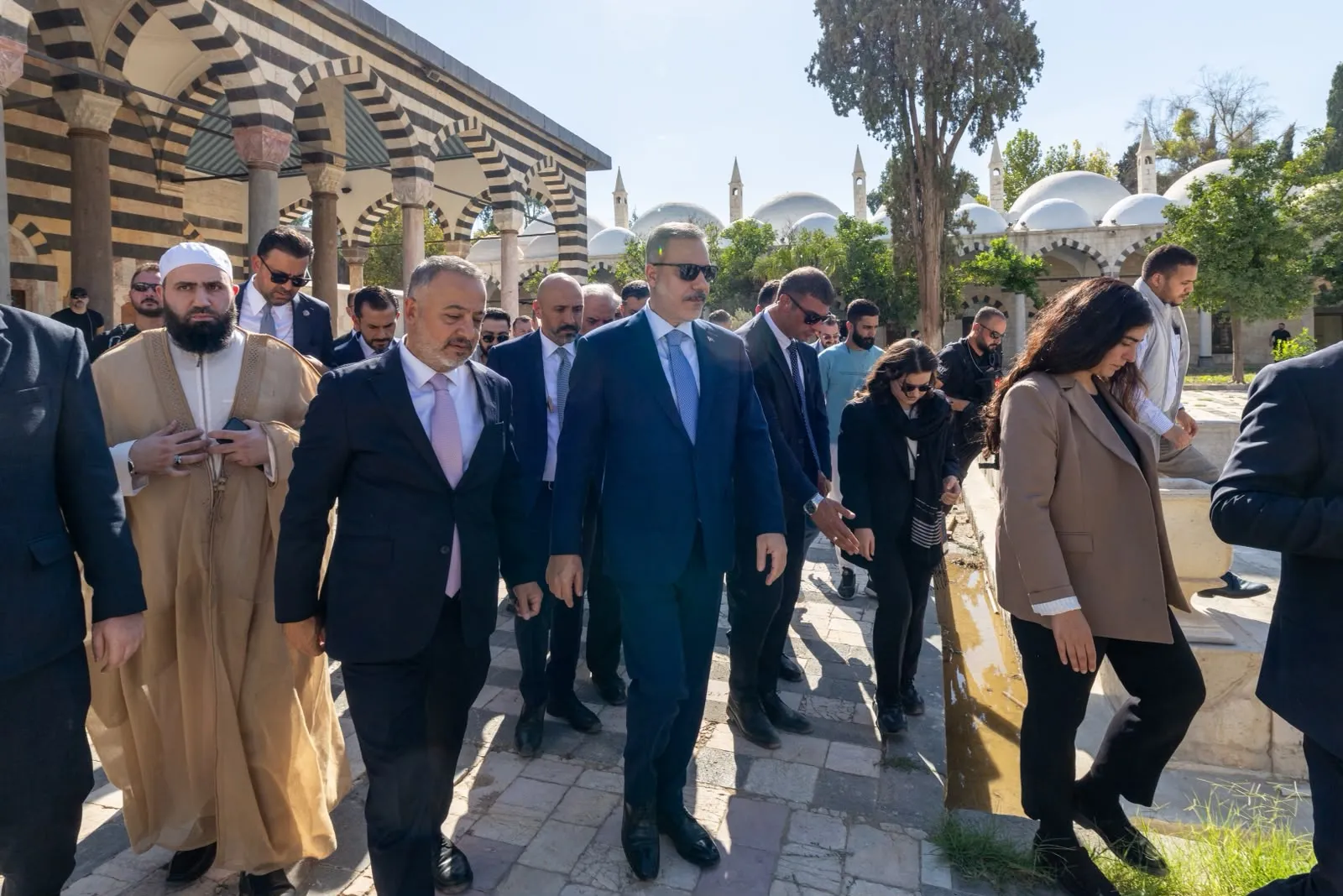Hakan Fidan'ın Şam temaslarında tarihi duraklar öne çıktı