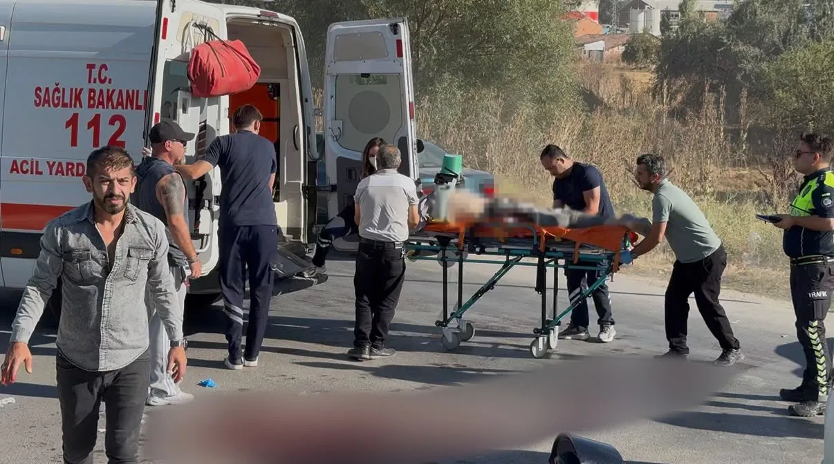 Kütahya'da yürek yakan kaza: Motosiklet sürücüsü hayata tutunamadı