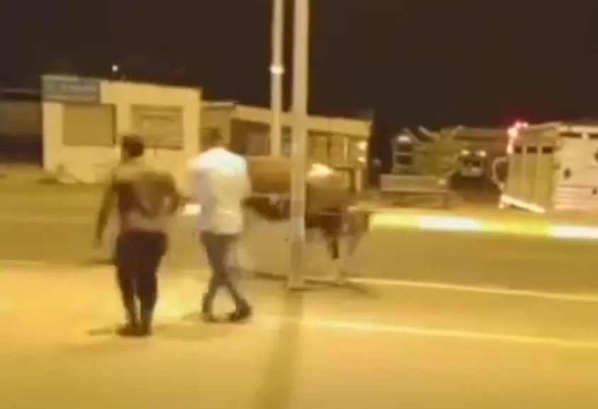 Enez sokaklarında nefes kesen kovalamaca: Mezbahaya gitmemek için trafiği birbirine kattı