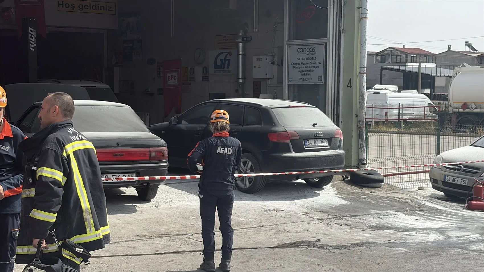 Sivas'ta rutin LPG tankı değişimi kabusa döndü: 5 yaralı