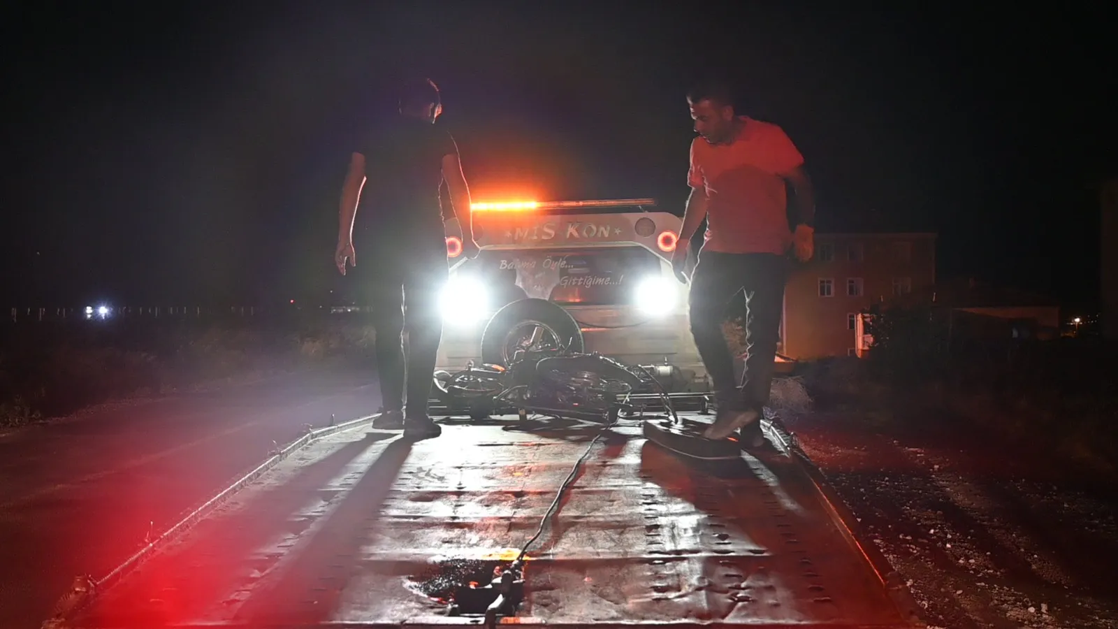 Kırıkkale'de motosiklet kazası: Bir kişi yaşam mücadelesi veriyor