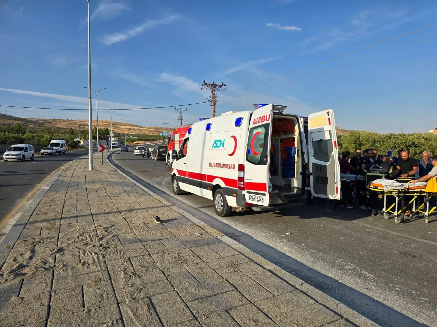 Nizip'te fıstık bahçesinde acı son: Motosikletten kaçarken canından oldu