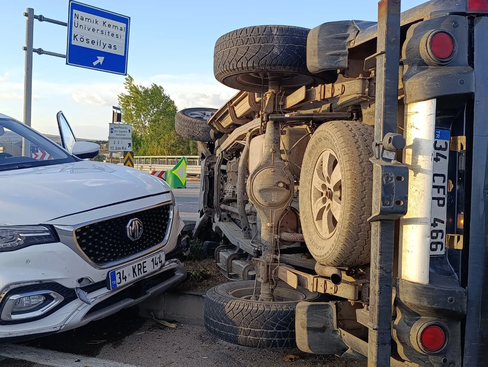 Tekirdağ'da dehşet anları: İçinde 4 yaşındaki çocukla otomobili kaçırıp ortalığı birbirine kattı